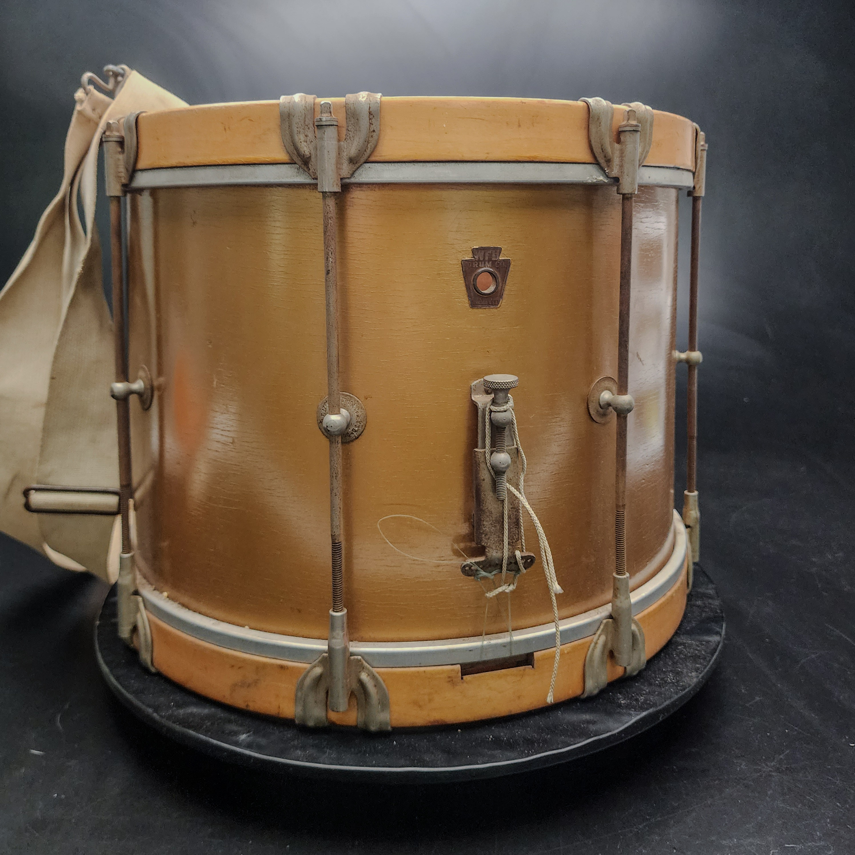 WFL Ludwig 12x15 Snare Drum Vintage Parade Marching Copper Bronze RARE Shell 🥁 - Picture 5 of 9