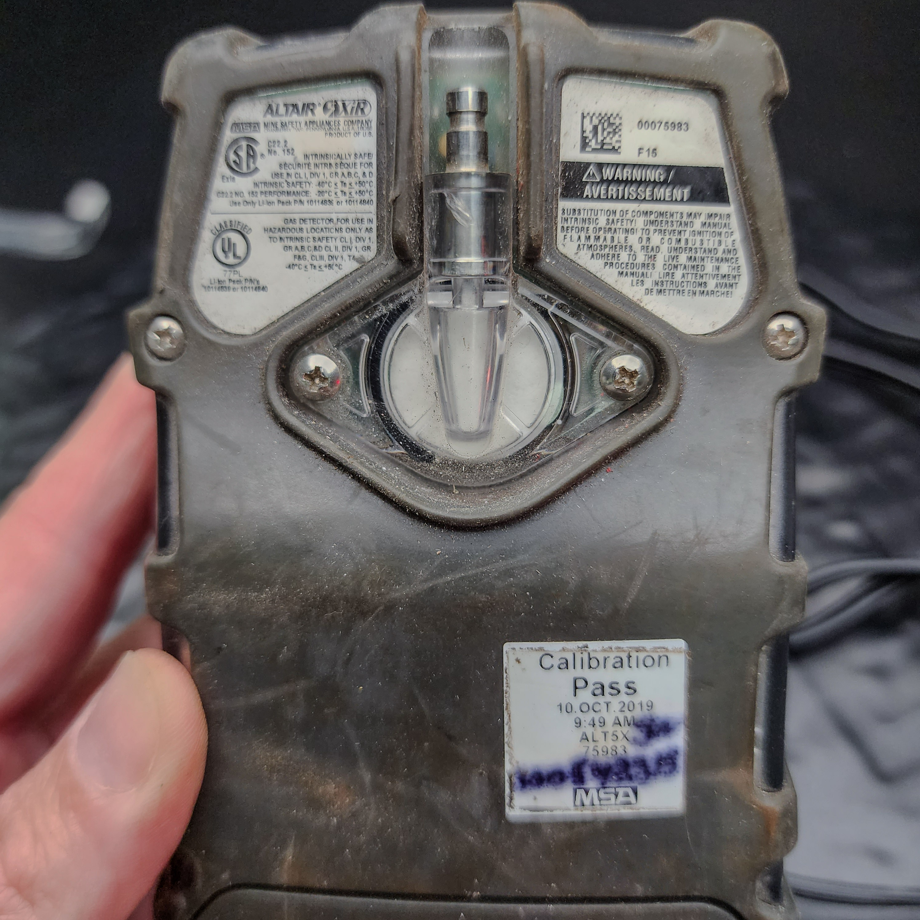 MSA Altair 5X Bluetooth Multi-Gas Detector Meter Monitor Needs Calibration ⚠️ - Picture 3 of 4