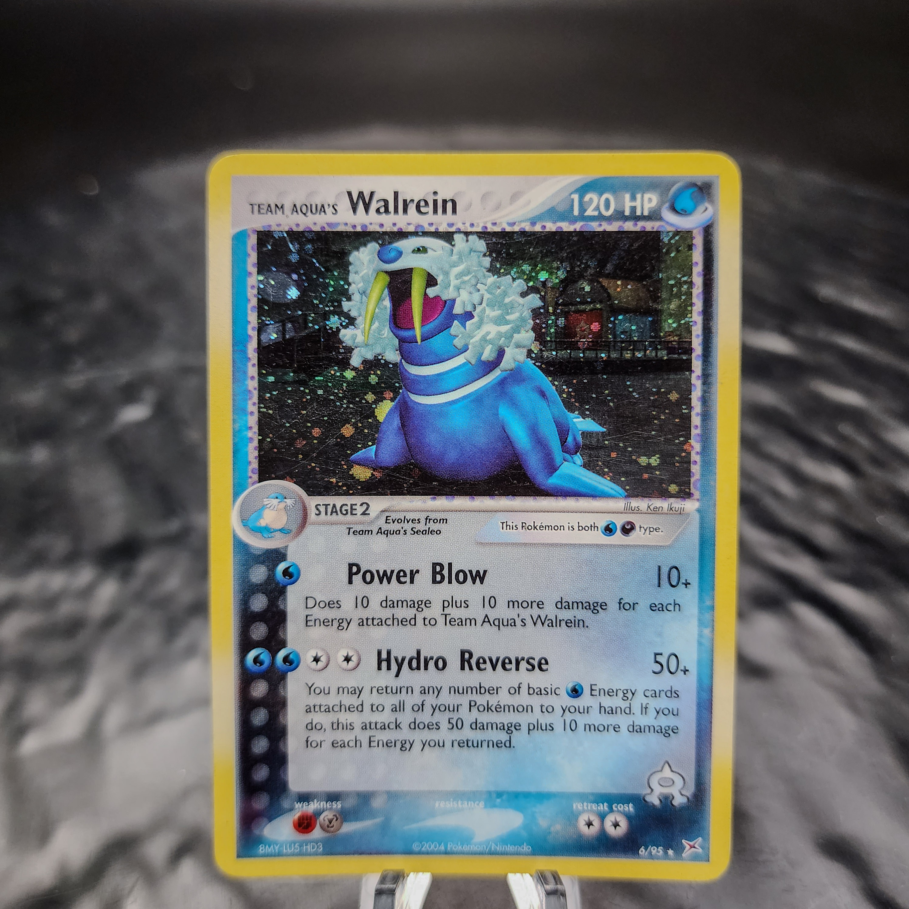 Team Aqua's Walrein Holo Rare 6/95 EX Team Magma vs Aqua Pokemon Card LP 💧 - Picture 1 of 7